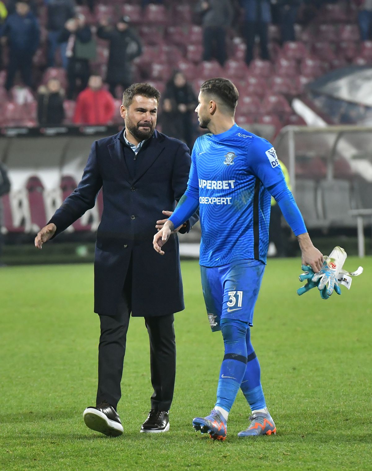 Jucătorii de la Rapid, afectați după meciul cu CFR Cluj // FOTO: Cristi Preda