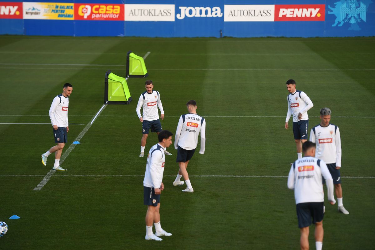 Imagini de la antrenamentul României » Ce „tricolor” a fost ținut aproape de Edi Iordănescu + ce se întâmplă cu Mario Camora