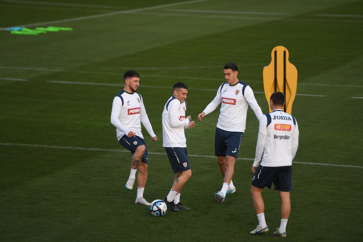 Imagini de la antrenamentul României » Ce „tricolor” a fost ținut aproape de Edi Iordănescu + ce se întâmplă cu Mario Camora