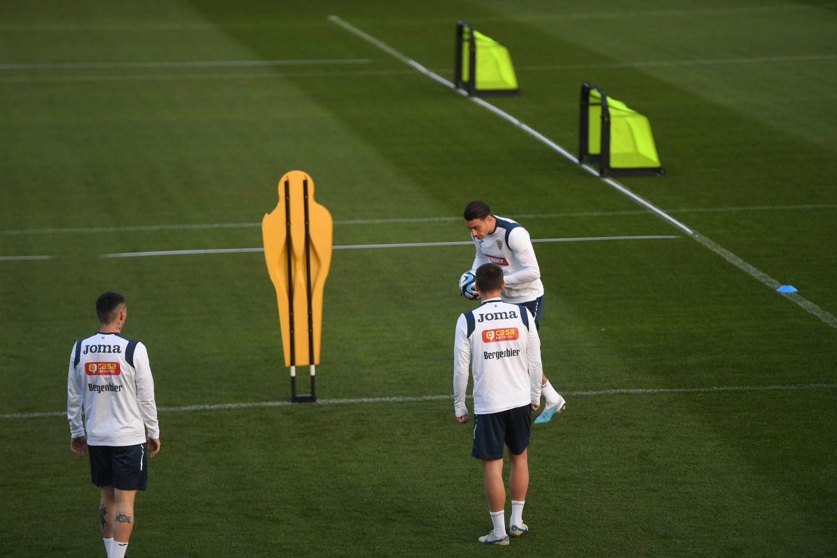 Imagini de la antrenamentul României » Ce „tricolor” a fost ținut aproape de Edi Iordănescu + ce se întâmplă cu Mario Camora