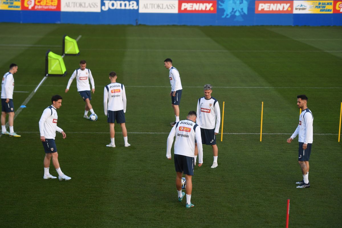 Imagini de la antrenamentul României » Ce „tricolor” a fost ținut aproape de Edi Iordănescu + ce se întâmplă cu Mario Camora