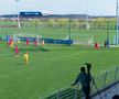 David Popa, gol direct din corner în meciul României U17, foto: captură de ecran FRF TV