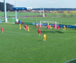 David Popa, gol direct din corner în meciul României U17, foto: captură de ecran FRF TV
