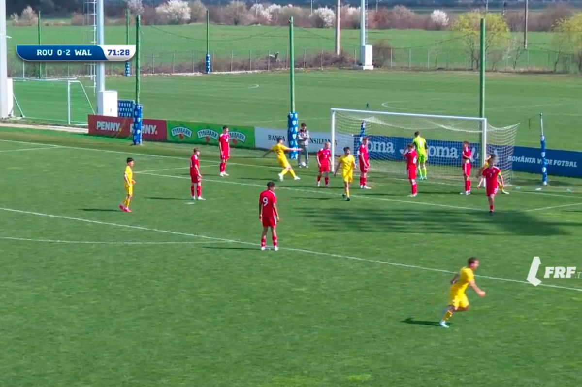 Eșec pentru România U17 în Turul de Elită » GOL direct din corner marcat de puștiul-minune pe care pariază FCSB