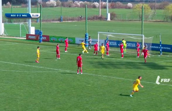 Eșec pentru România U17 în Turul de Elită » GOL direct din corner marcat de puștiul-minune pe care pariază FCSB