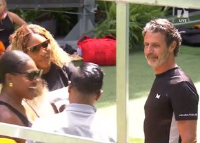 În ziua revenirii lui Halep, Serena Williams și Patrick Mouratoglou s-au întâlnit în complexul de la Miami