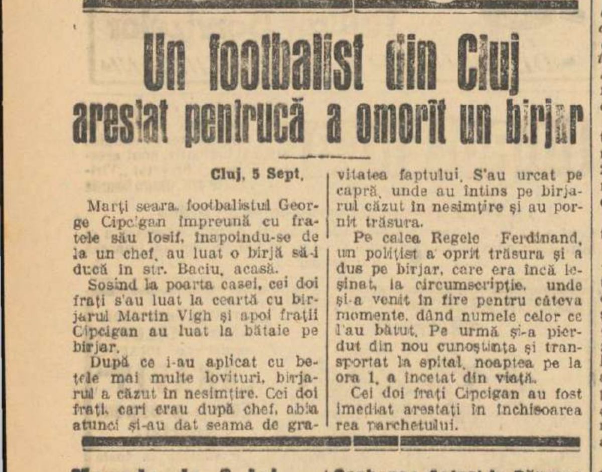„Asasinul ar fi cunoscutul fotbalist din Cluj, care a atacat după meci... A fost arestat!” » Cel mai mare scandal de fake-news din fotbal, cu un fost internațional român!