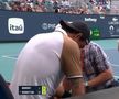 Clipe de panică la Miami » Lui Matteo Berrettini i s-a făcut rău în timpul meciului cu Andy Murray