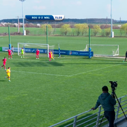 David Popa, gol direct din corner în meciul României U17, foto: captură de ecran FRF TV