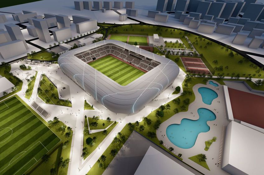 Așa va arăta stadionul din Hunedoara