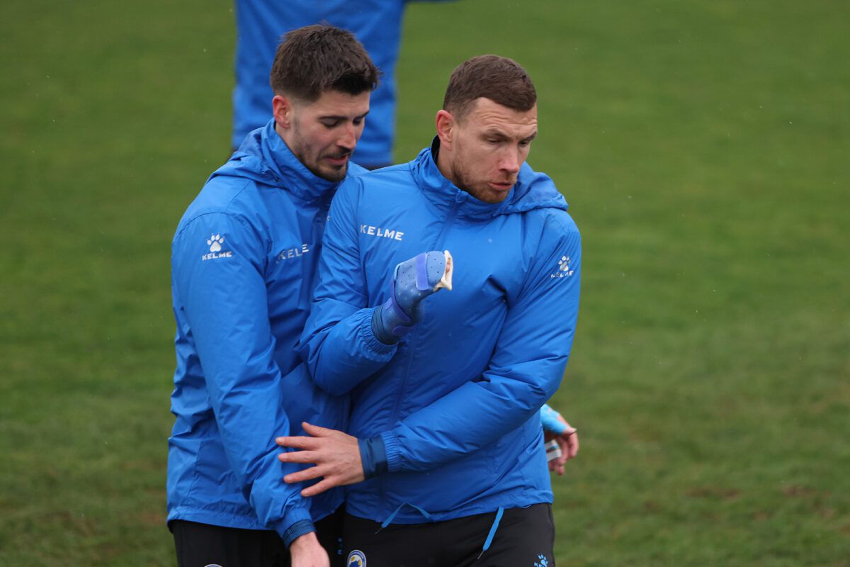 Cum au apărut jucătorii Bosniei la antrenament