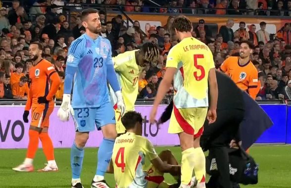 Veste proastă pentru Barcelona! A ieșit accidentat din Olanda - Spania: primul verdict