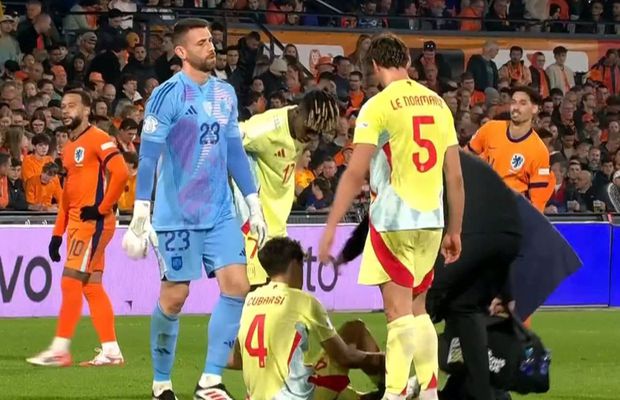 Veste proastă pentru Barcelona! A ieșit accidentat din Olanda - Spania: primul verdict