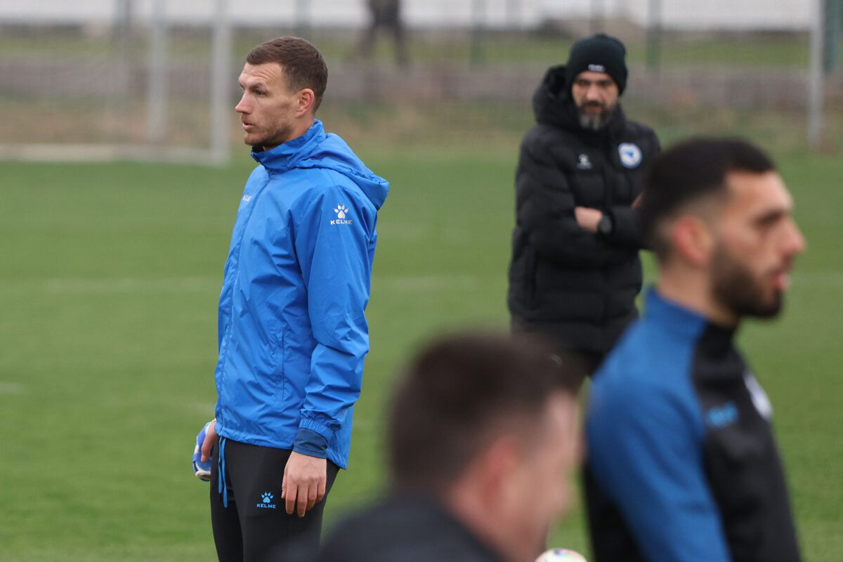 Ce au spus Edin Dzeko și selecționerul Bosniei, Sergej Barbarez, la conferința oficială de la București: „Vă garantăm un lucru”