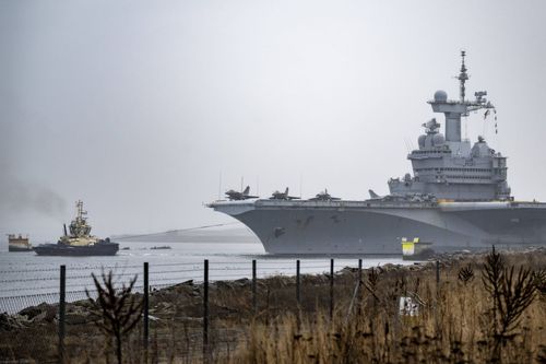 Portavionul francez Charles de Gaulle/Foto: Imago Images