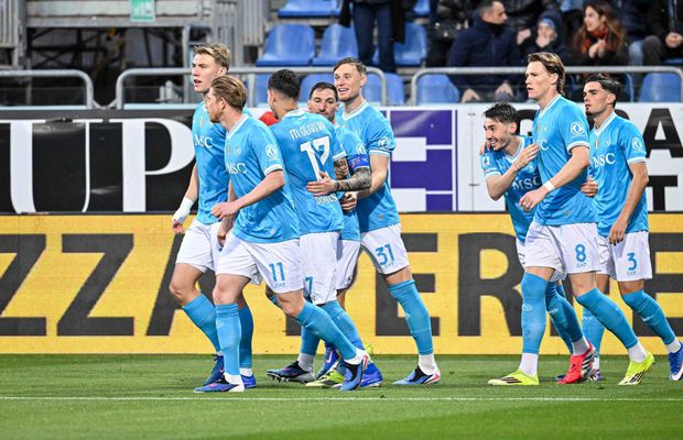 Napoli, victorie și salt pe locul 2 în Serie A