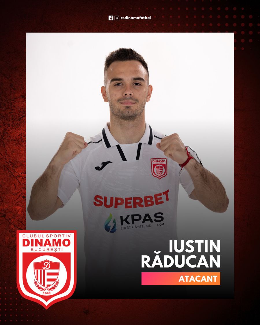 Jucătorul trecut și pe la CSA Steaua a semnat cu CS Dinamo: „Bun venit!”