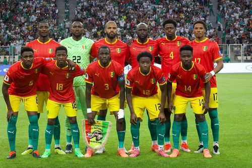 Naționala din Guineea. Foto: Instagram