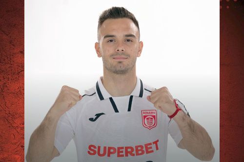 Iustin Răducan a semnat cu CS Dinamo // FOTO: Facebook @CS Dinamo Fotbal