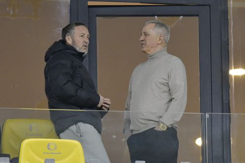 Mihai Stoica și Teia Sponte, la FCSB - UTA / FOTO: Cristi Preda (GSP.ro)