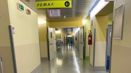 Camera de urgențe a spitalului Papa Giovanni XXIII din Bergamo a fost liberă pentru prima dată în ultima lună și jumătate