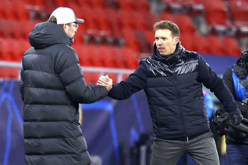 Julian Nagelsmann, alături de Jurgen Klopp // foto: Guliver/gettyimages