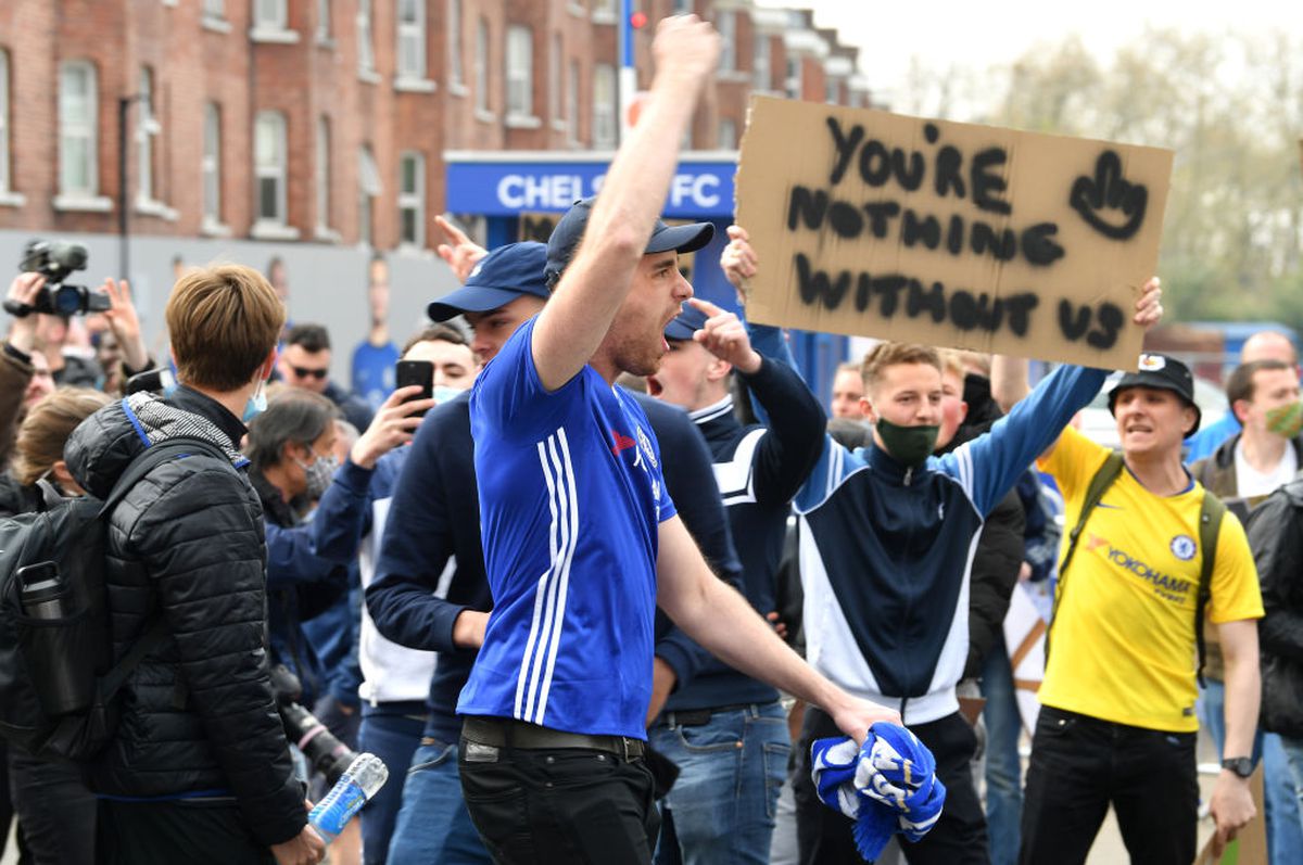 Chelsea, proteste Super Liga Europei / FOTO: GettyImages