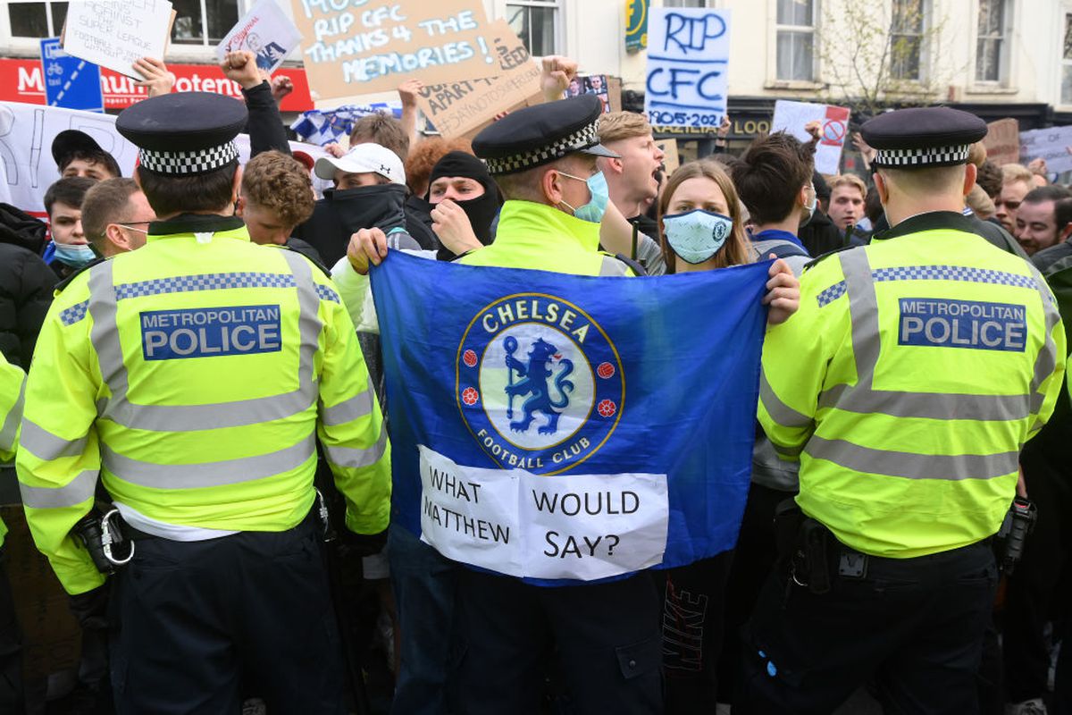 Chelsea, proteste Super Liga Europei / FOTO: GettyImages