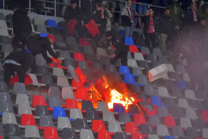 Dinamo ar putea de suferit din cauza actelor huliganice ale ultrașilor / FOTO: Cristi Preda
