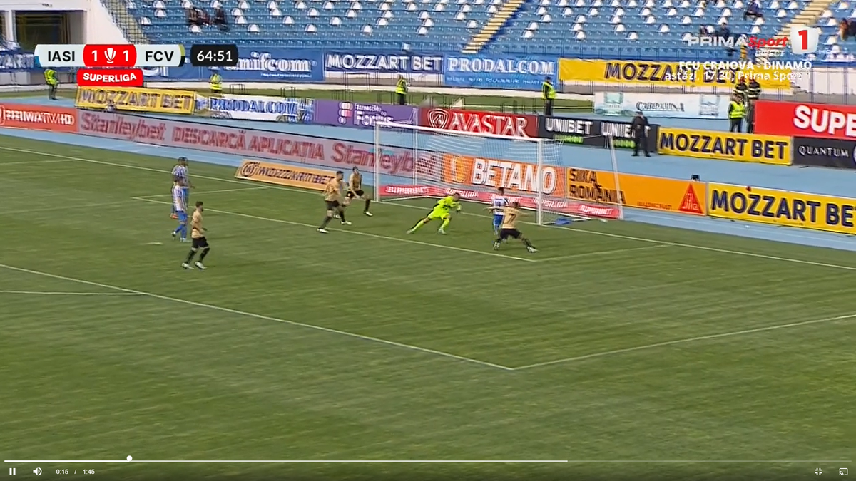 Gafele lui Octavian Vâlceanu, portarul de la Voluntari