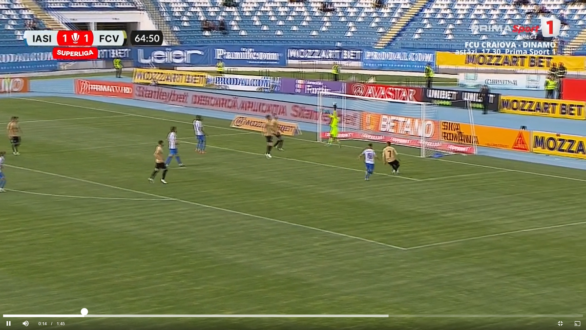 Gafele lui Octavian Vâlceanu, portarul de la Voluntari