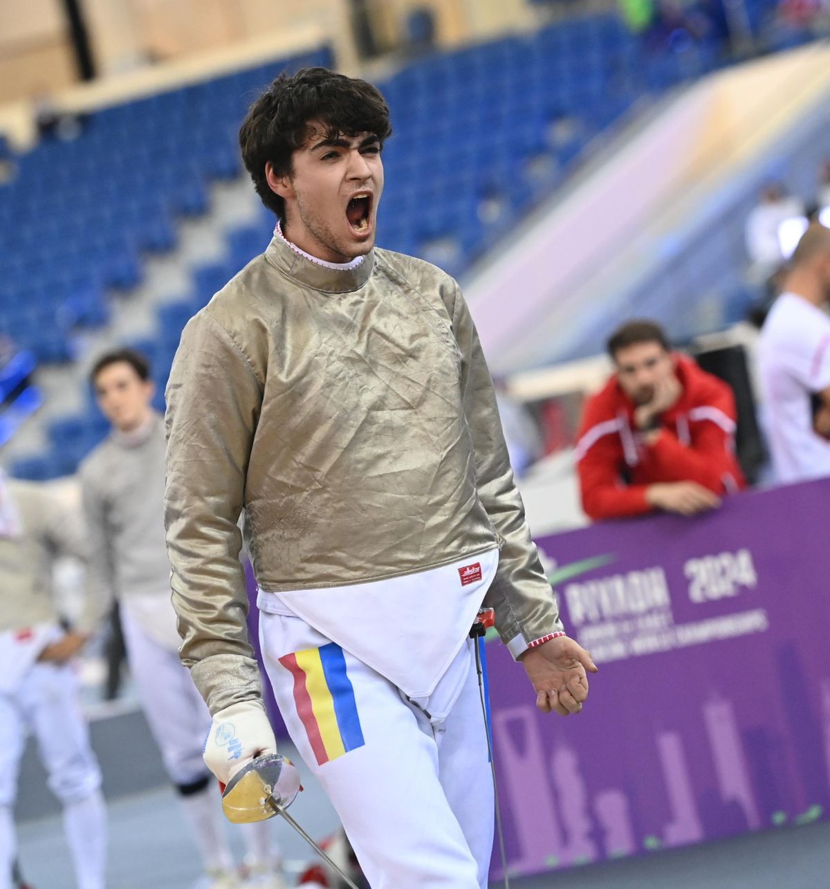 Echipa de sabie juniori a României a cucerit medalia de argint la Campionatele Mondiale de la Riad!