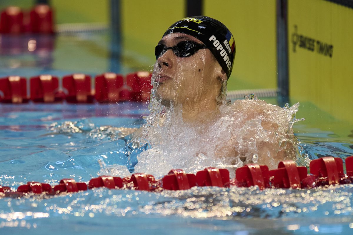 David Popovici, serii 100 m liber