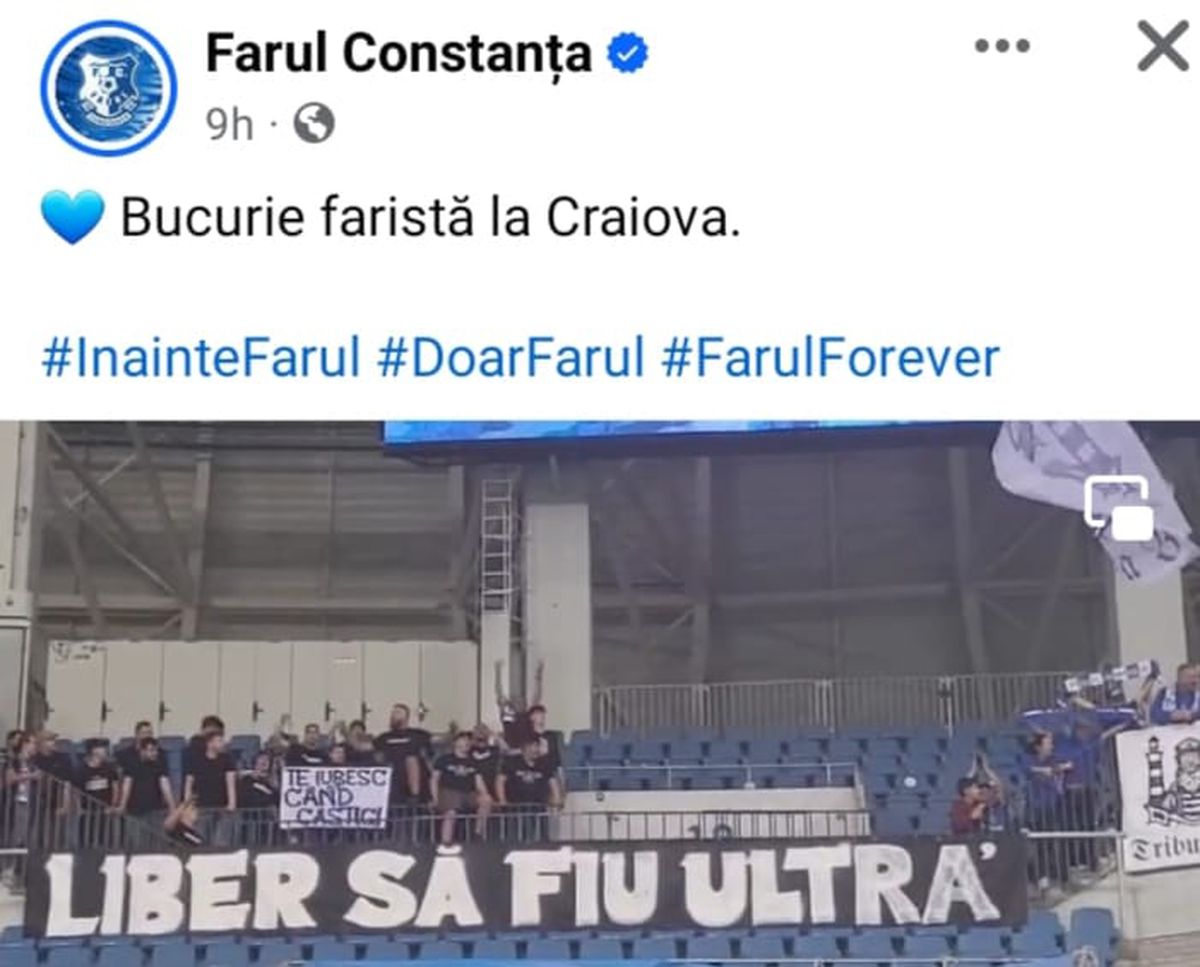 Ultrașii din România fac front comun » Mesajul afișat pe stadioanele țării, inclusiv la FCU Craiova - Dinamo