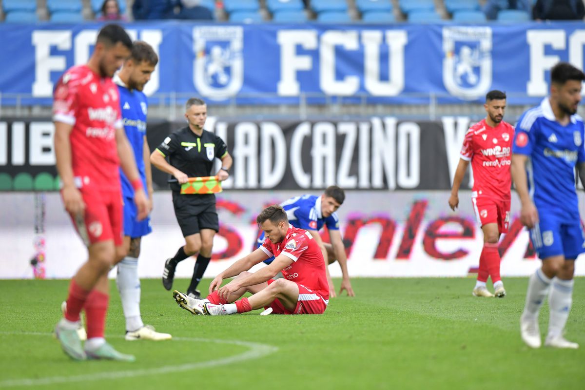 FCU Craiova - Dinamo, imagini de meci