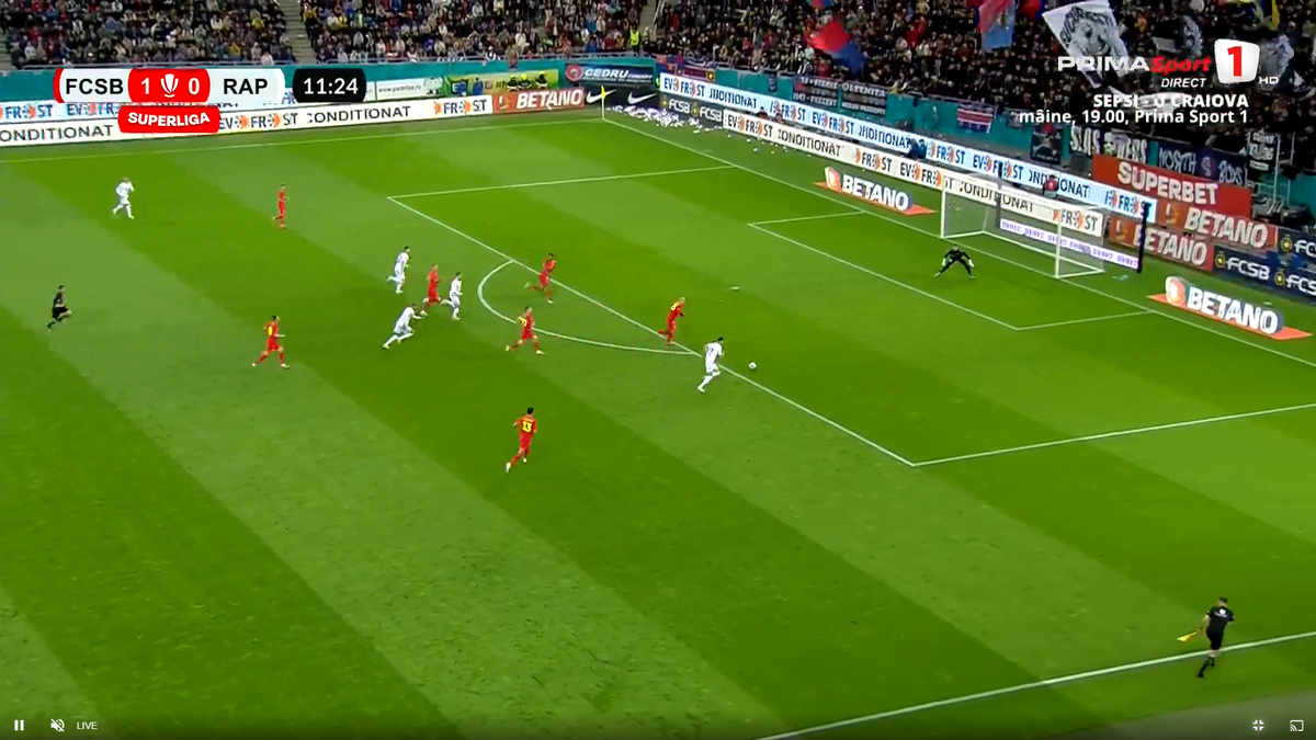 Vis spulberat? » Vlad Chiricheș s-a accidentat în FCSB - Rapid