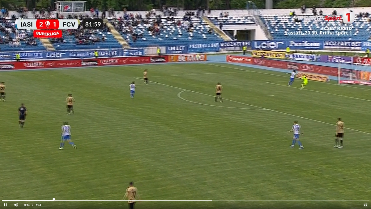 Gafele lui Octavian Vâlceanu, portarul de la Voluntari