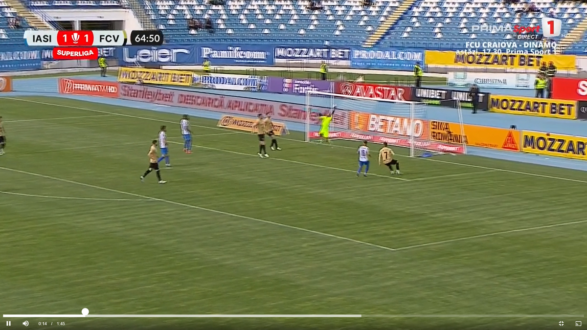 Gafele lui Octavian Vâlceanu, portarul de la Voluntari