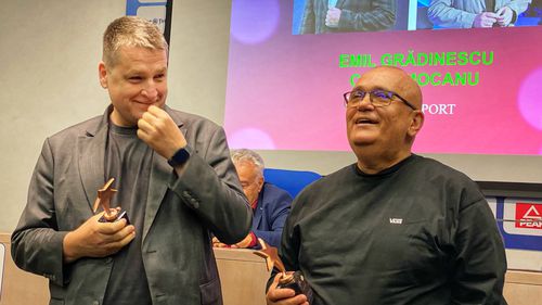 Premiul „Cristian Țopescu” pentru comentariu TV, în 2025: Emil Grădinescu și Costi Mocanu (Prima Sport)