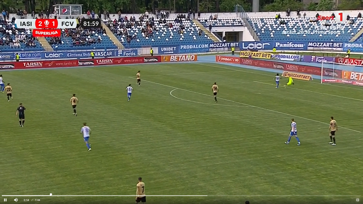 Gafele lui Octavian Vâlceanu, portarul de la Voluntari