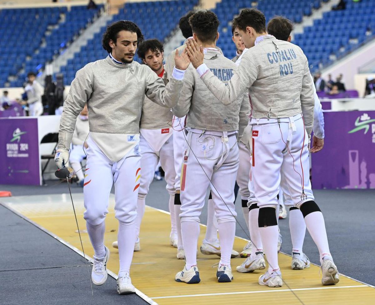 Echipa de sabie juniori a României, la Campionatele Mondiale de la Riad