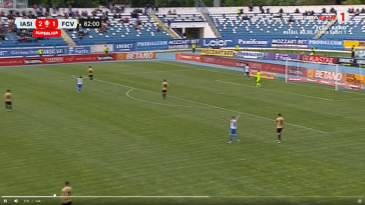 Gafele lui Octavian Vâlceanu, portarul de la Voluntari