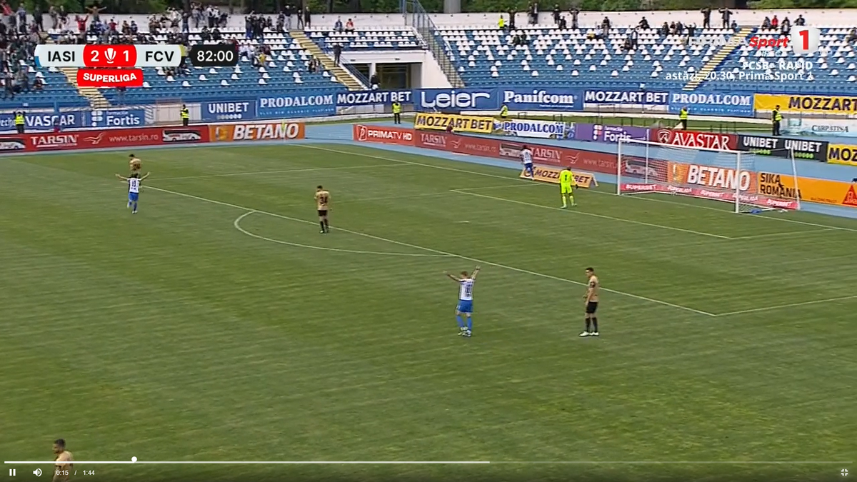 Gafele lui Octavian Vâlceanu, portarul de la Voluntari