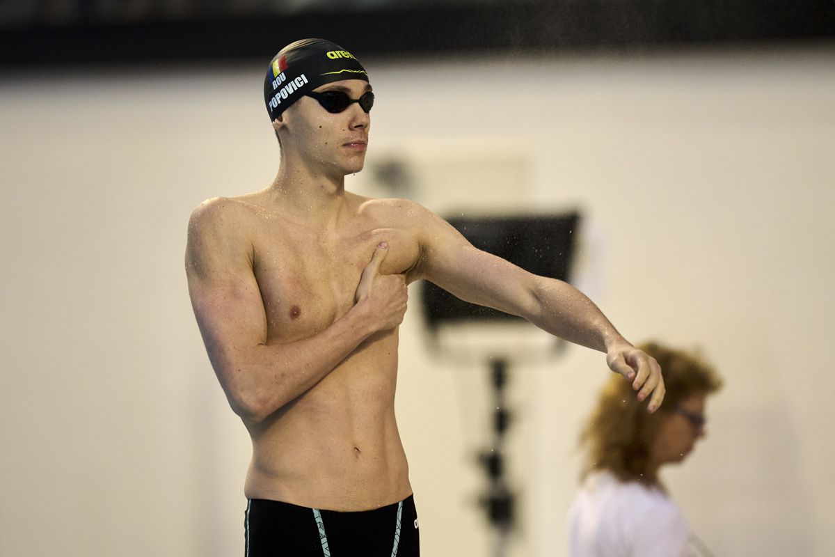 David Popovici, serii 100 m liber