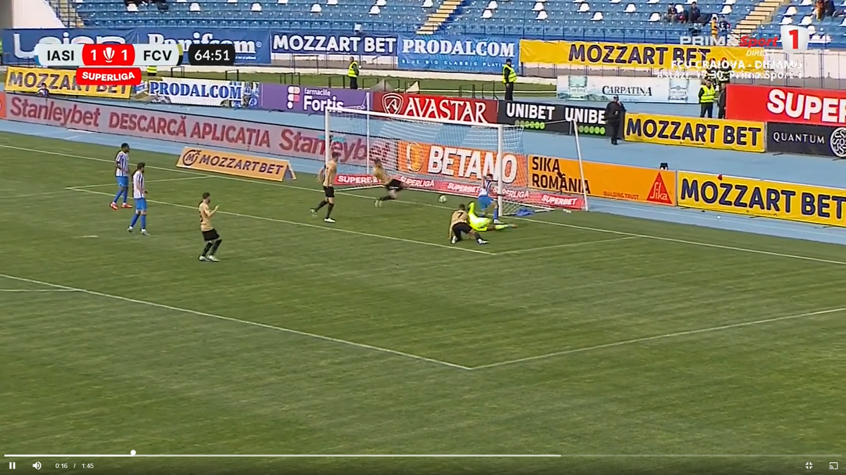 Gafele lui Octavian Vâlceanu, portarul de la Voluntari