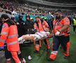 Momente neplăcute în momentul accidentării lui Hromada, din FCSB - Rapid / FOTO: Raed Krishan (GSP.ro)