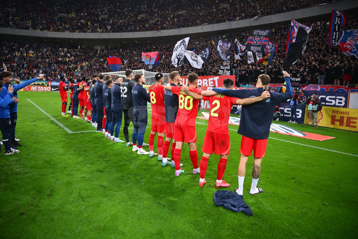 Imagini speciale pe Arena Națională, după FCSB - Rapid