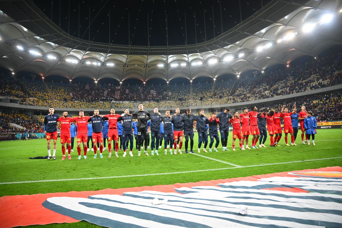 Imagini speciale pe Arena Națională, după FCSB - Rapid