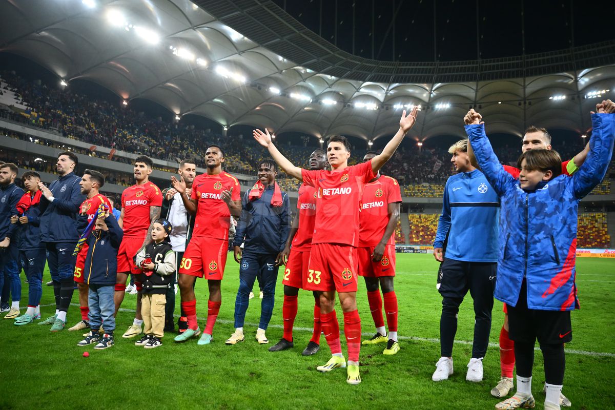 Imagini speciale pe Arena Națională, după FCSB - Rapid