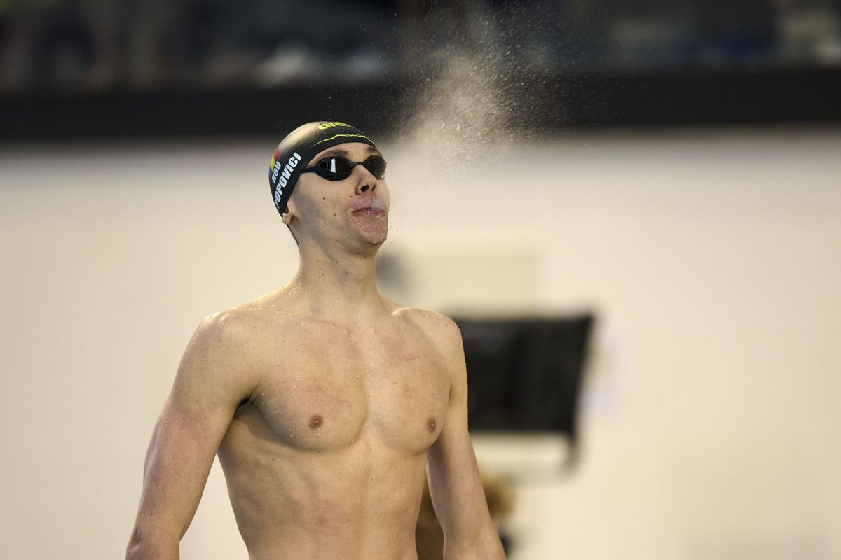 David Popovici, serii 100 m liber